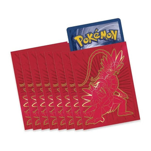 Pokemon Sleeves - Koraidon (Red Background/Gold Border/Overseas Exclusive) - 65 pack