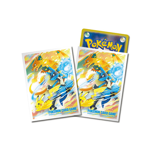 Pokemon Sleeves - White Frame/Battle Start! - 64 pack