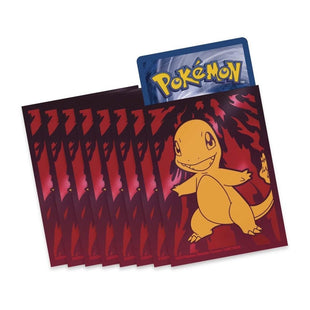 Pokemon Sleeves - 海外/ヒトカゲ(赤背景)※ - 65 pack