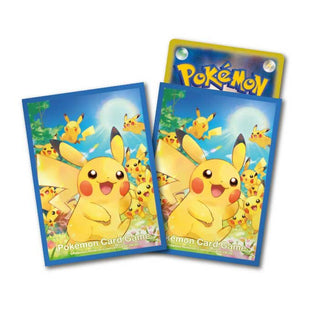 Pokemon Sleeves - Pikachu Gathering - 64 pack