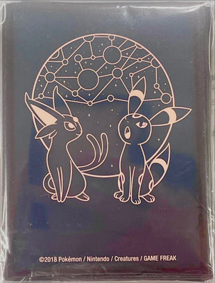 Pokemon Sleeves - Espeon & Umbreon (Black Border/Overseas Exclusive) - 65 pack
