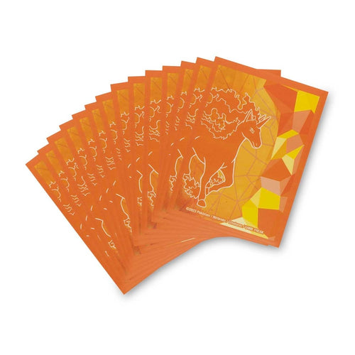 Pokemon Sleeves - RAPIDASH FLAMES - 65 pack