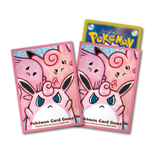 Pokemon Sleeves - Lucky & Wigglytuff & Clefable - 64 pack