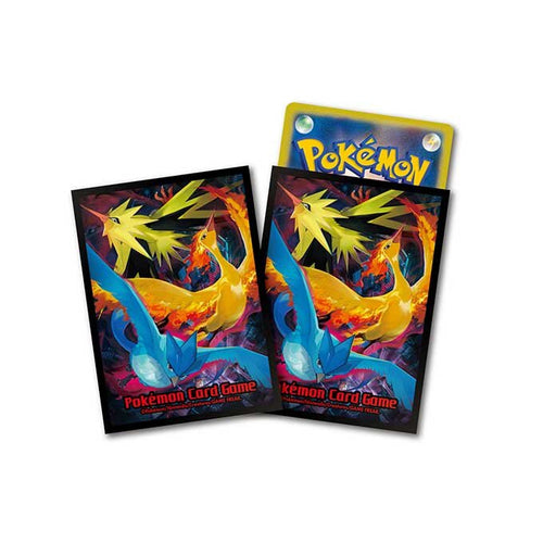 Pokemon Sleeves - ファイヤー＆サンダー＆フリーザー - 64 pack