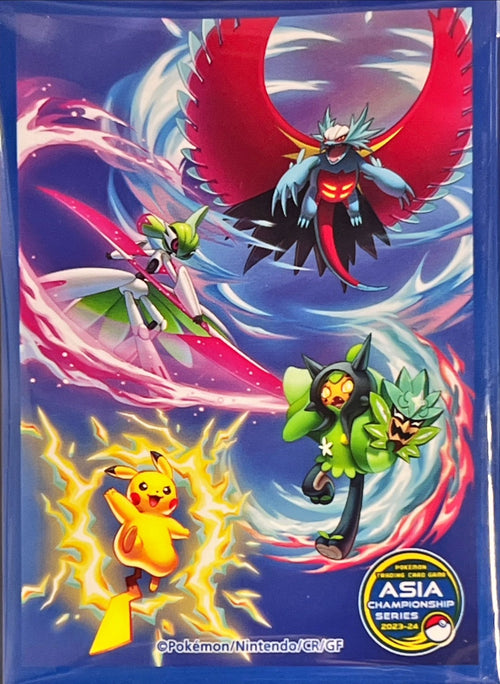 Pokemon Sleeves - Pikachu & Ogerpon & Tetsunobujin & Todorokutsuki (ASIA CS 2023-24) - 64 pack