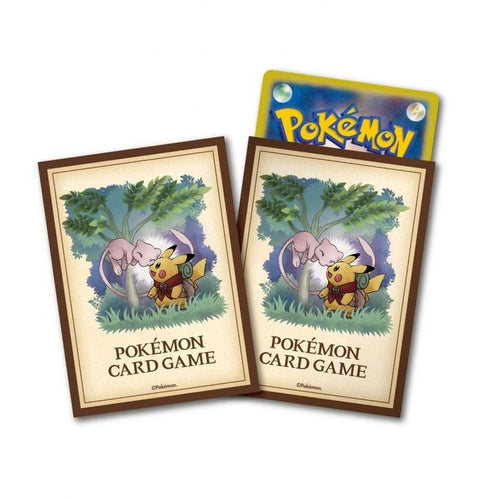Pokemon Sleeves - PIKACHU & MEW(PIKACHU ADVENTURE) - 64 pack