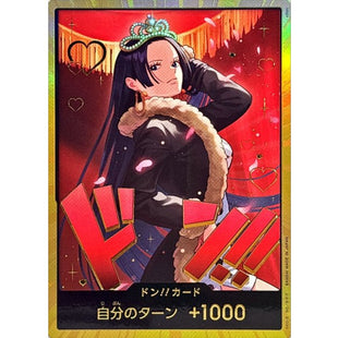 One Piece Card - Boa Hancock - Don!! (Gold Frame)