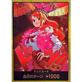 One Piece Card - Nami - Don!! (Gold Frame)