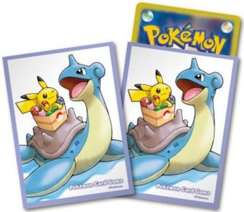 Pokemon Sleeves - Lapras & Pikachu - 64 pack