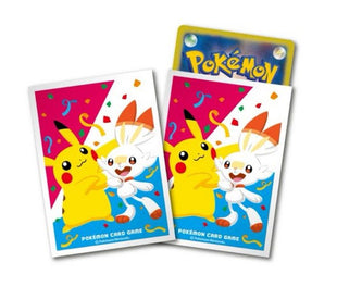 Pokemon Sleeves - Pikachu and Scorbunny (Seven Net Exclusive Starter Set) - 64 pack