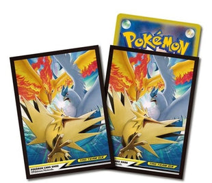 Pokemon Sleeves - ファイヤー＆サンダー＆フリーザー TAG TEAM GX - 64 pack