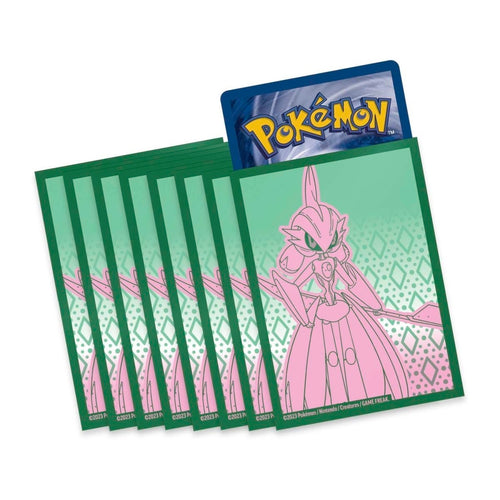 Pokemon Sleeves - 海外/テツノブジン(緑背景)※ - 65 pack