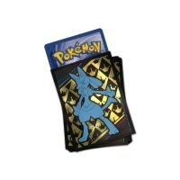 Pokemon Sleeves - Lucario (Gold Background/Overseas Exclusive) - 65 pack