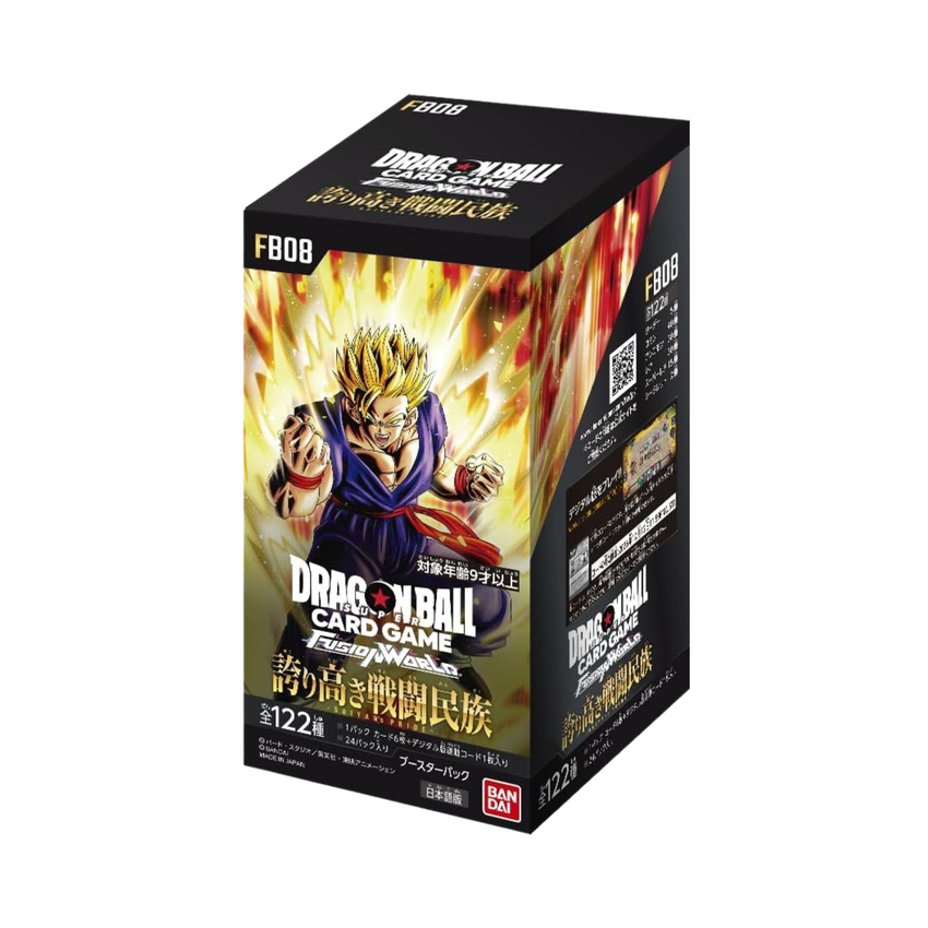Dragon Ball Fusion World Booster Box - Saiyan's Pride - FB08 Minnatopia Dragon Ball Fusion World Booster Box - Saiyan's Pride - FB08 Minnatopia