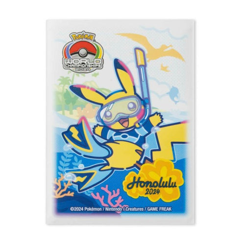 Pokemon Sleeves - WCS2024 Honolulu (White Border/Pikachu) - 65 pack
