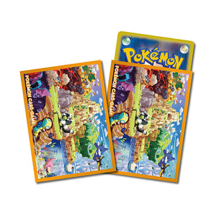 Pokemon Sleeves - つながるせかい -みんなのすみか- - 64 pack
